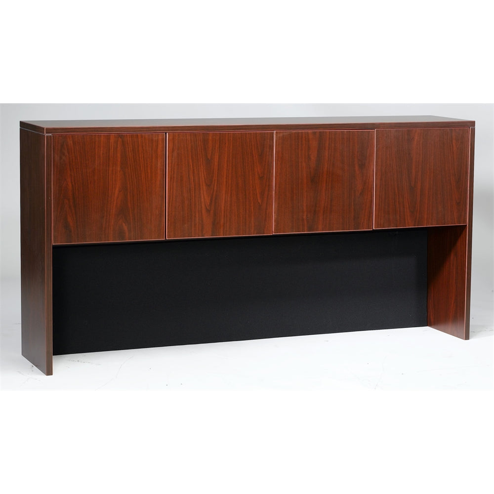 Boss Hutch With Doors, Mahogany 71*15*36
