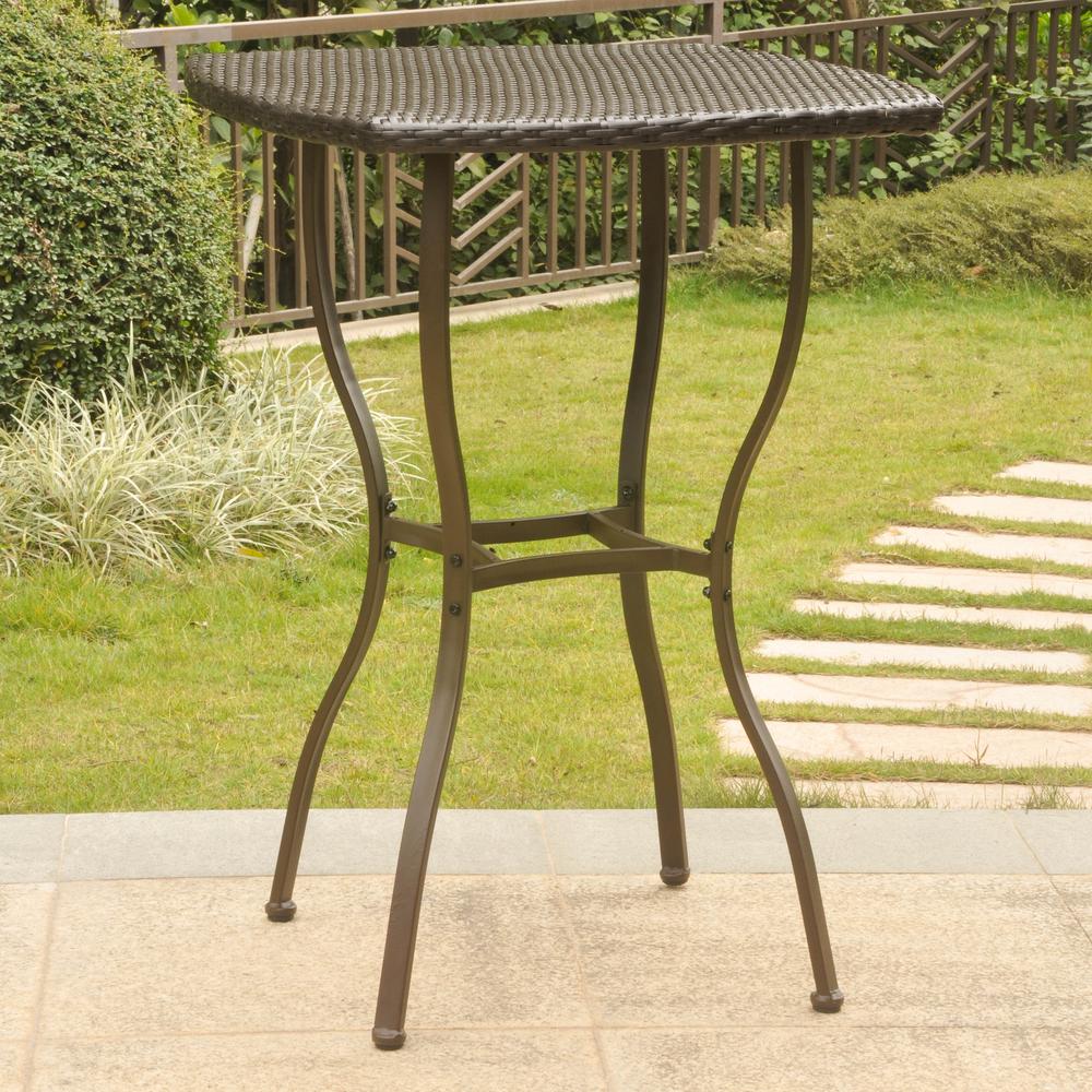 Valencia Resin Wicker/Steel Bar Height Table