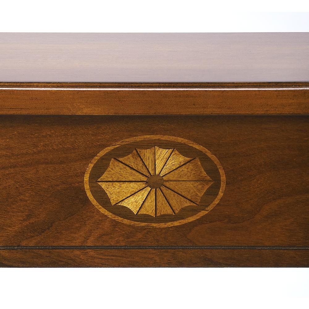 Medium Brown Small Console Table for Entryway or Living Room