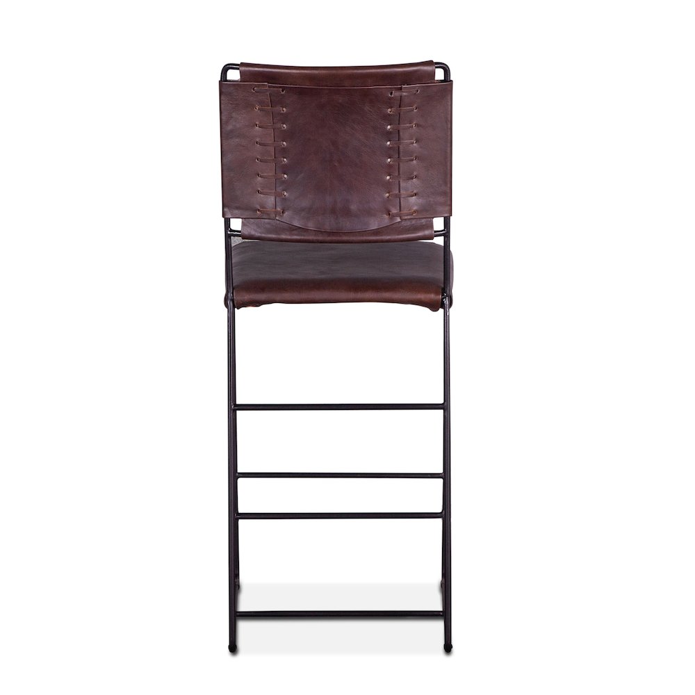 Melbourne Bar Chair Chocolate Leather