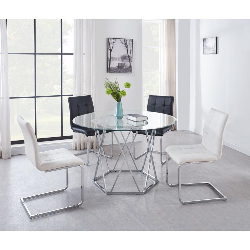 Escondido 5pc Dining Set - White