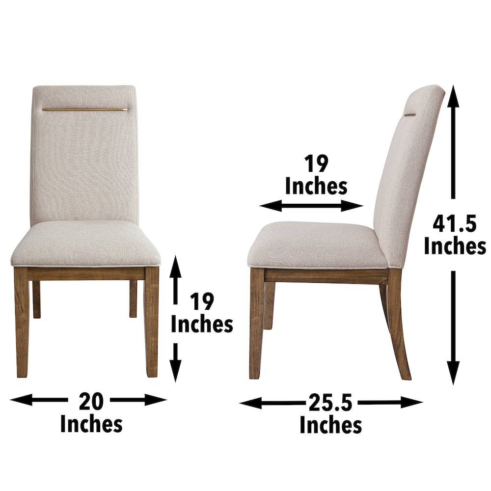 Garland Brown Dining Table and 4 Chairs