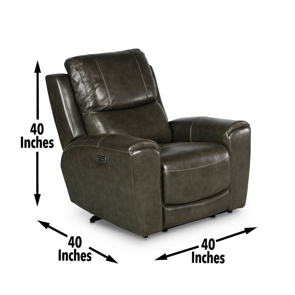 Laurel Power Reclining Chair - Grey