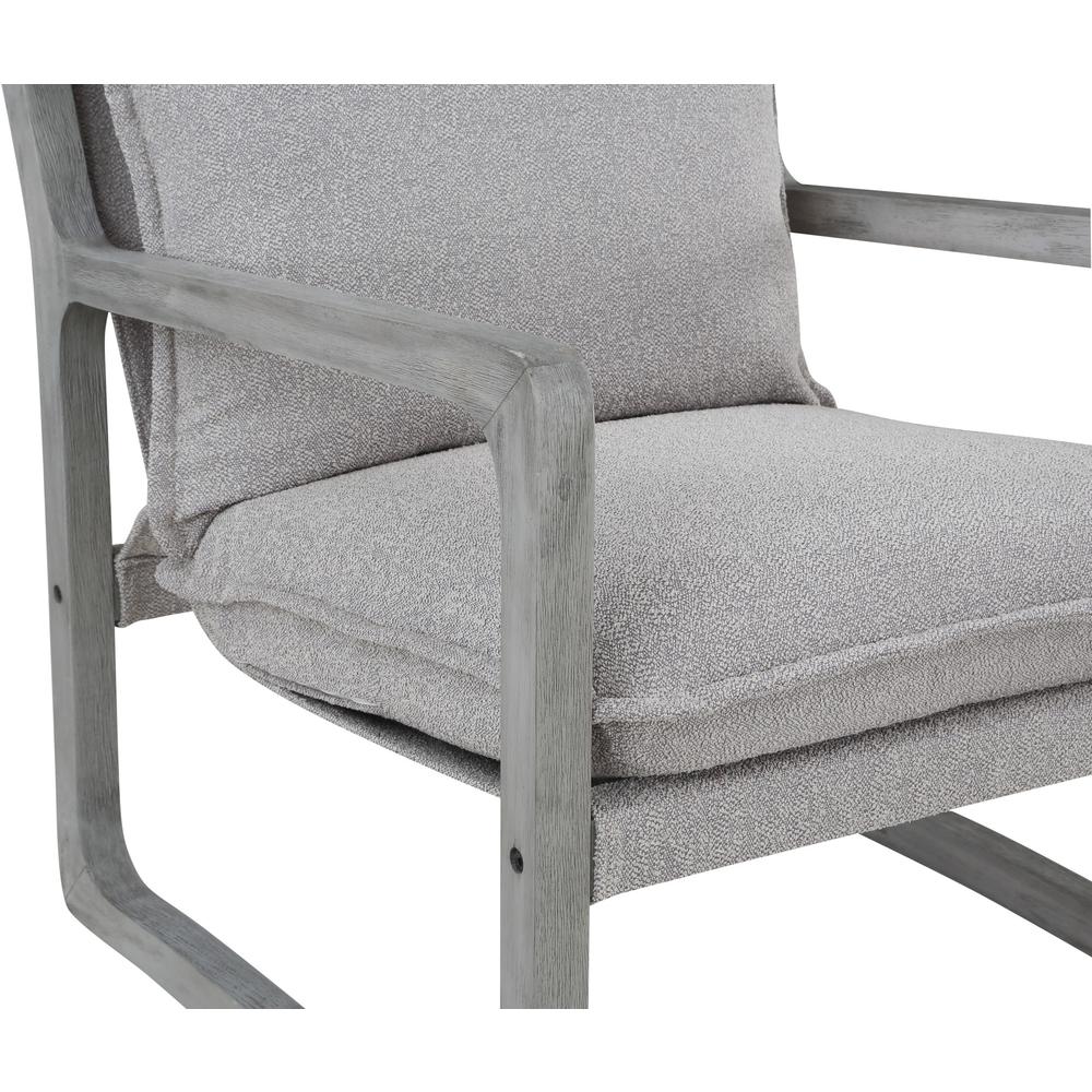 Kai Upholstered Accent Chair, Gray