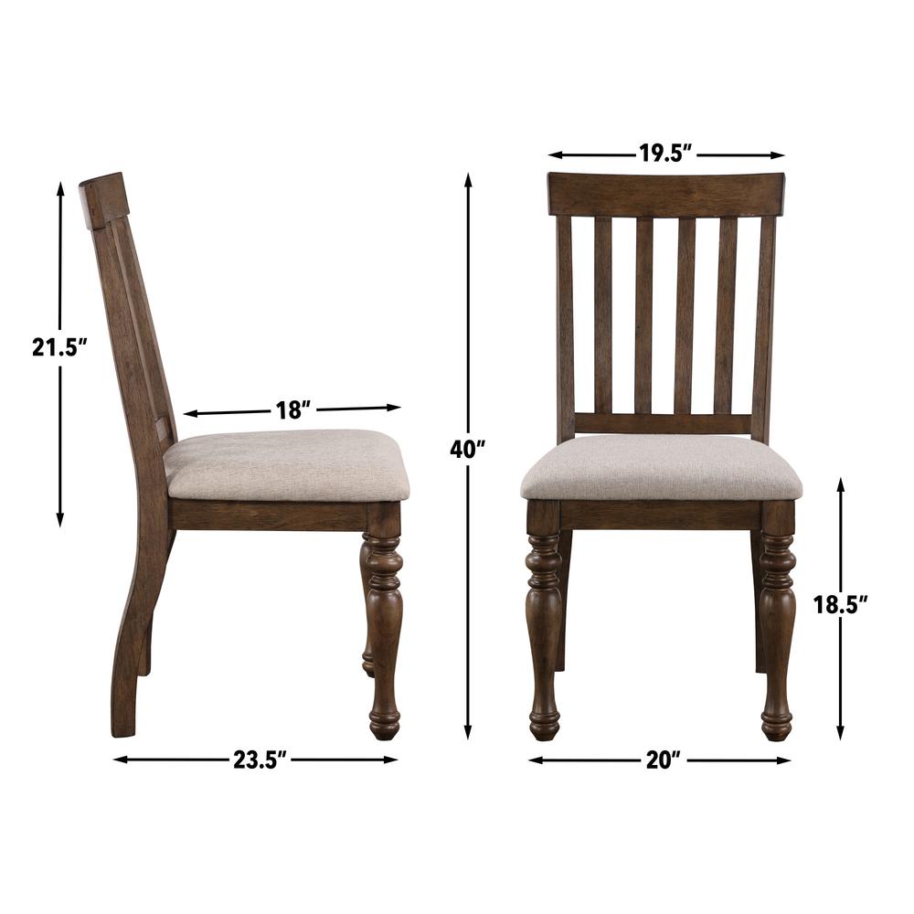 Joanna Side Chair, Brown