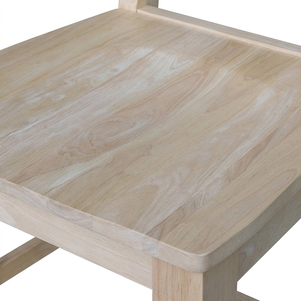 Canyon X-Back Hardwood Dining Chairs, Kitchen Table Chairs Set