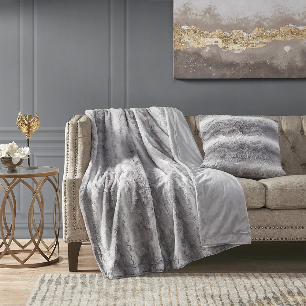 Faux Fur Square Pillow