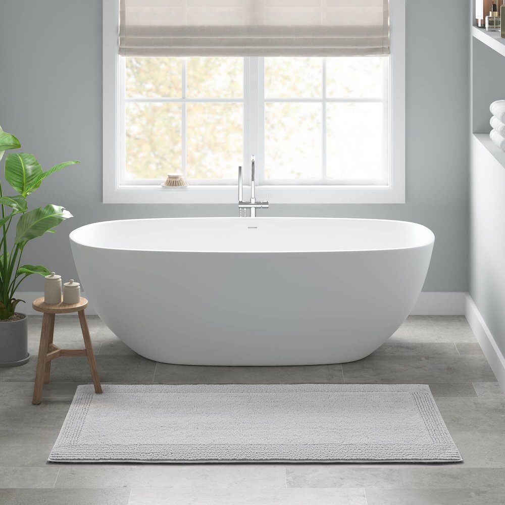 100% Cotton Tufted 3000 GSM Reversible Bath Rug