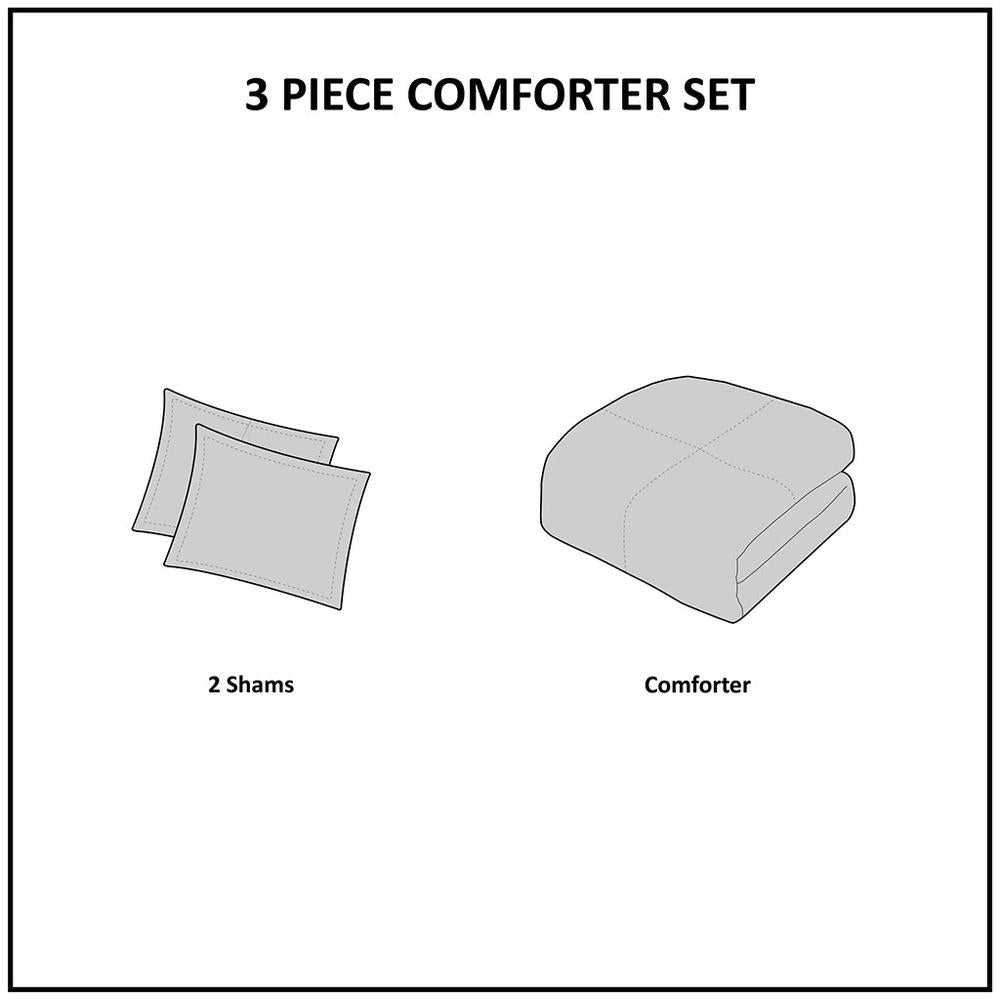 Plaid Reversible Comforter Set