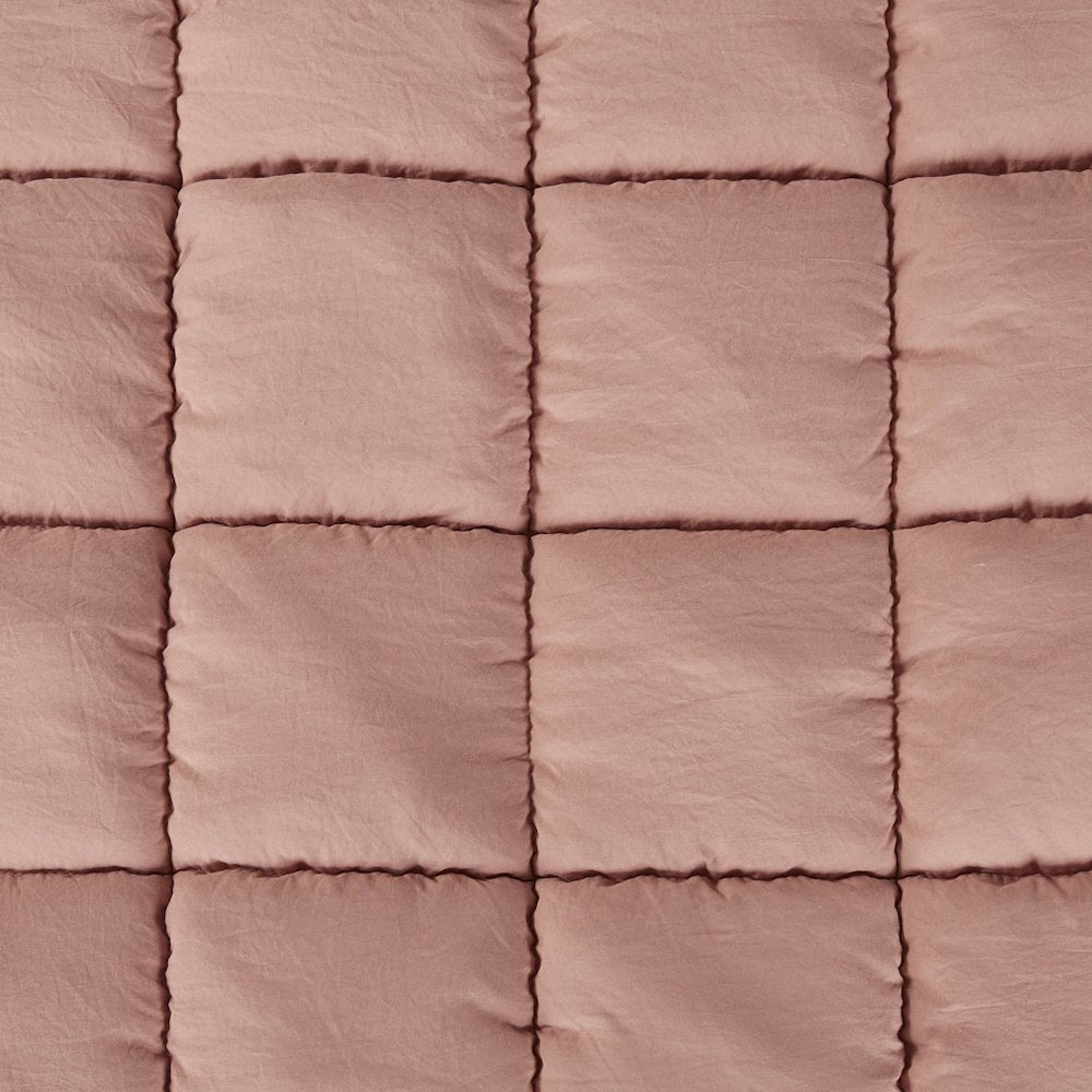 Dream Puff Down Alternative Comforter Set in Rose Color