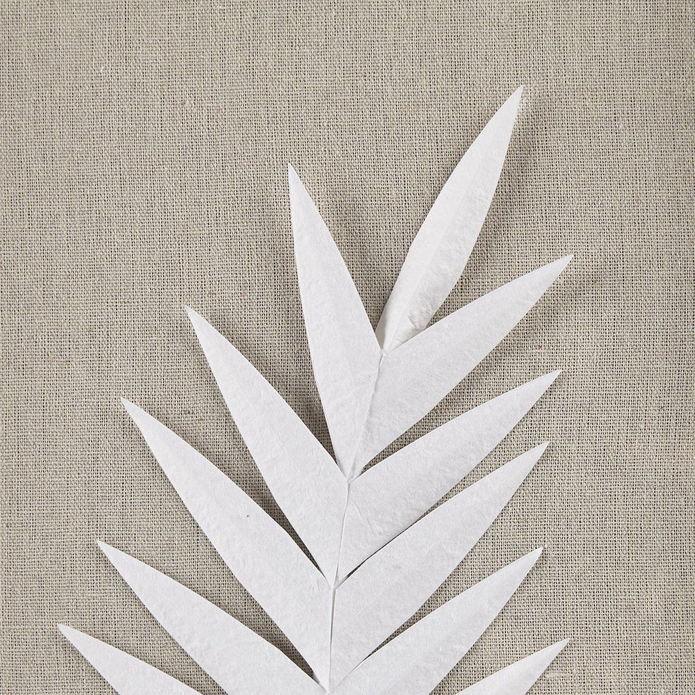 Framed Rice Paper Palm Leaves 3-piece Shadowbox Wall Decor Set