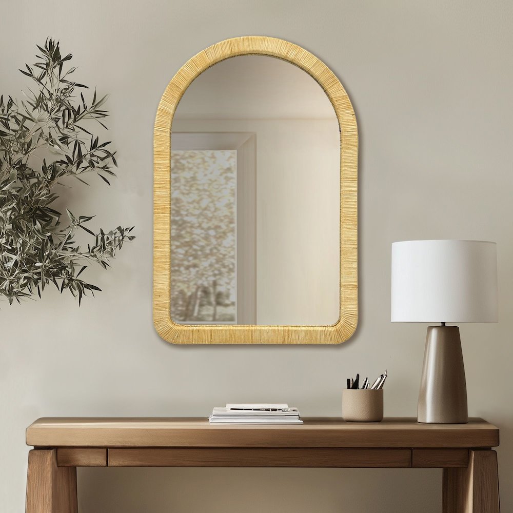 Nova Natural Rattan Wall Mirror