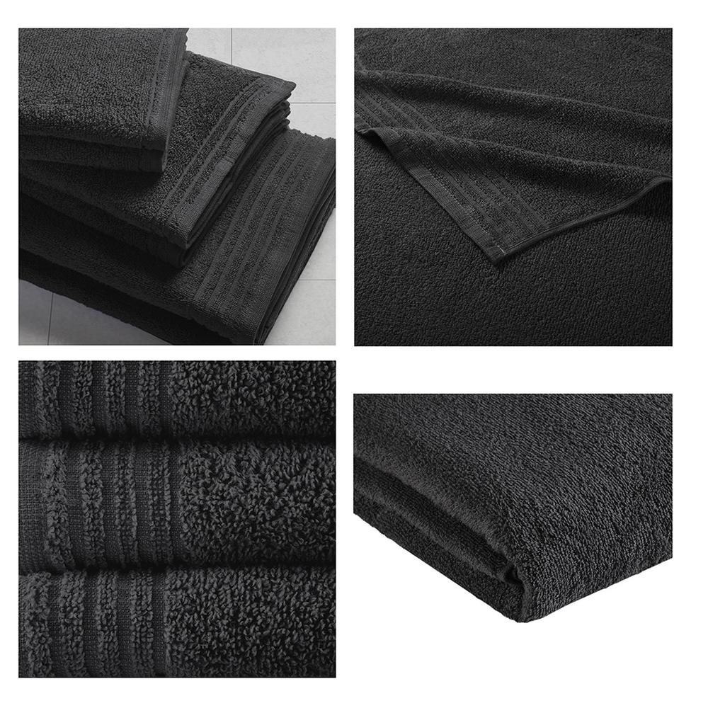 100% Cotton Quick Dry 12 Piece Bath Towel Set