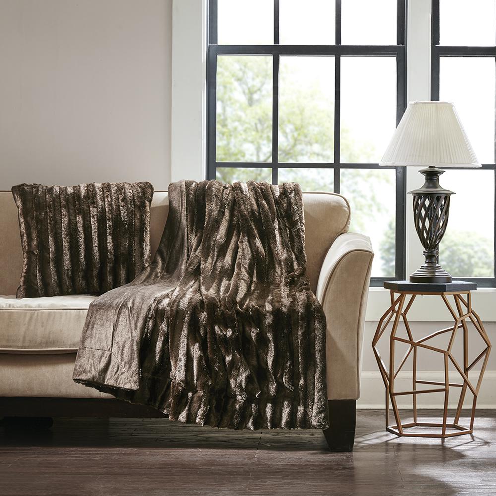 Faux Fur Square Pillow