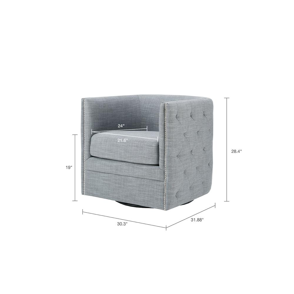 Slate Swivel Lounge Chair, Belen Kox