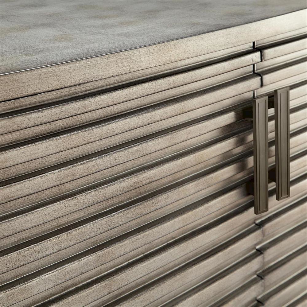 Gray Modern Dresser with MDF Frame, Fully Assembled for Bedroom Storage
