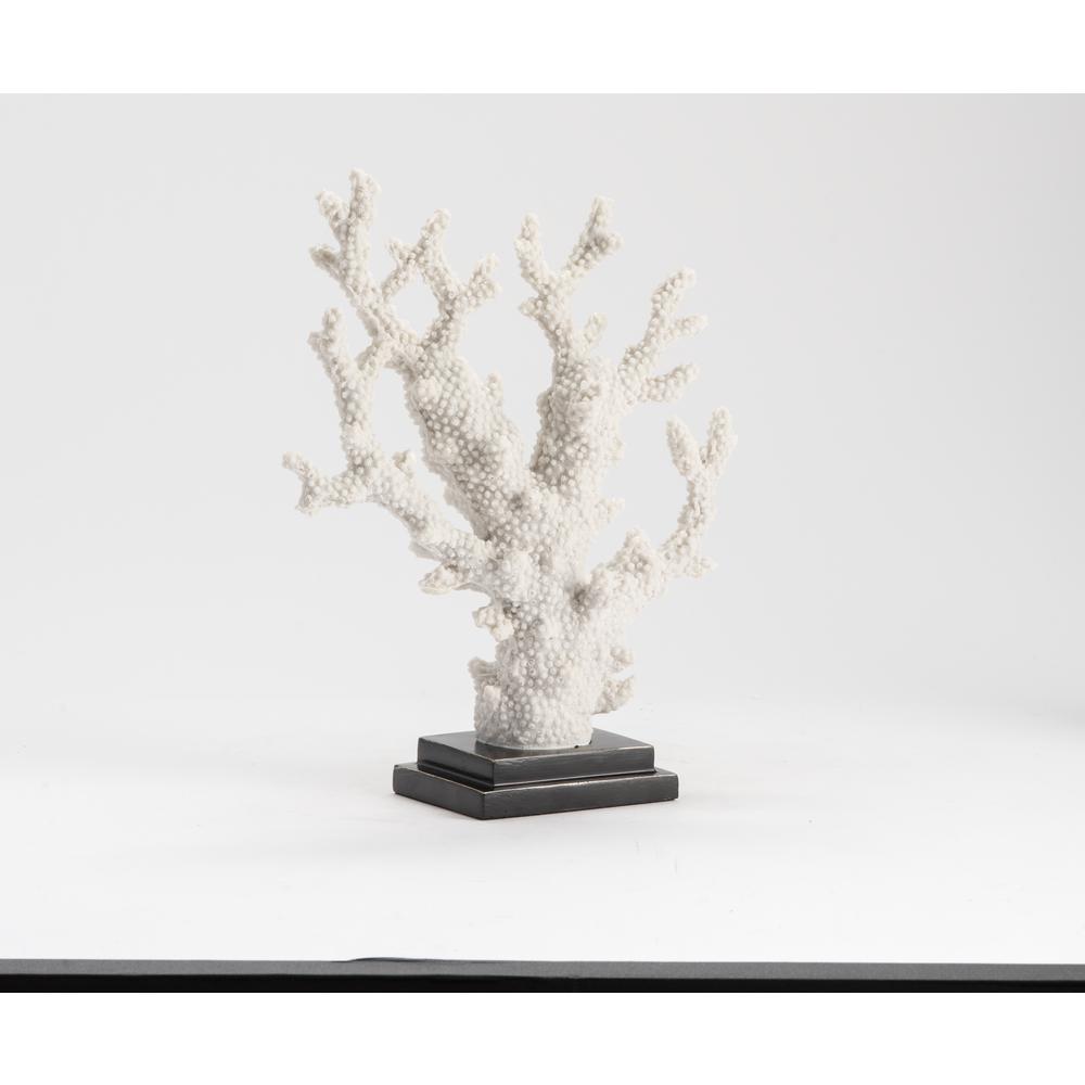 Crestview Collection CVDEP727 Natural Coral Statue Accessories, White