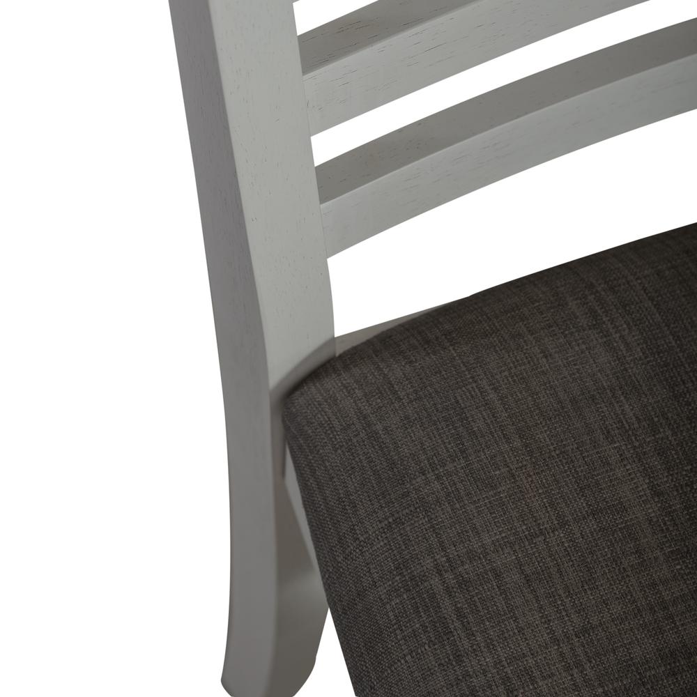 Uph Ladder Back Side Chair (RTA) - Set of 2 Transitional White