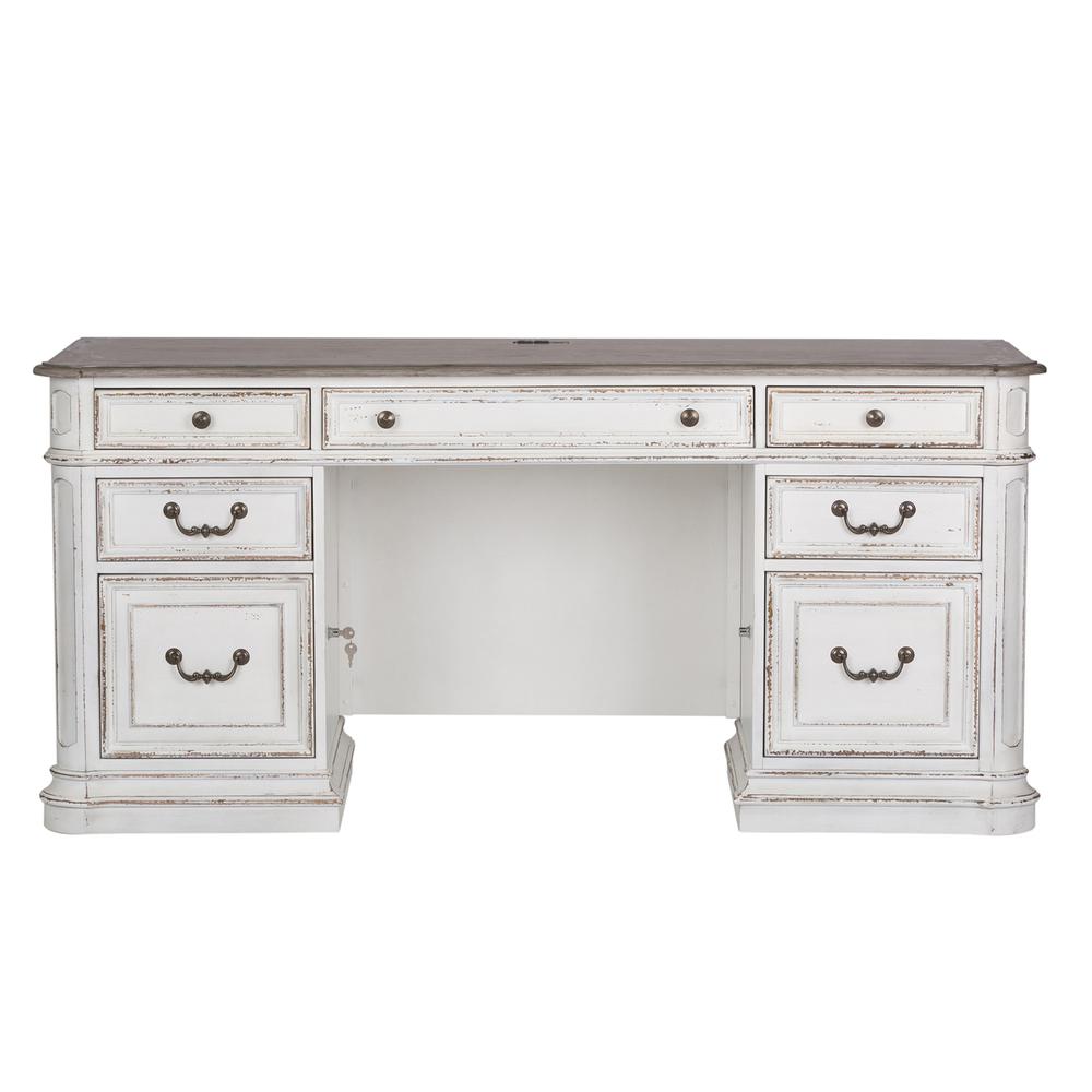 Magnolia Manor Credenza in Antique White