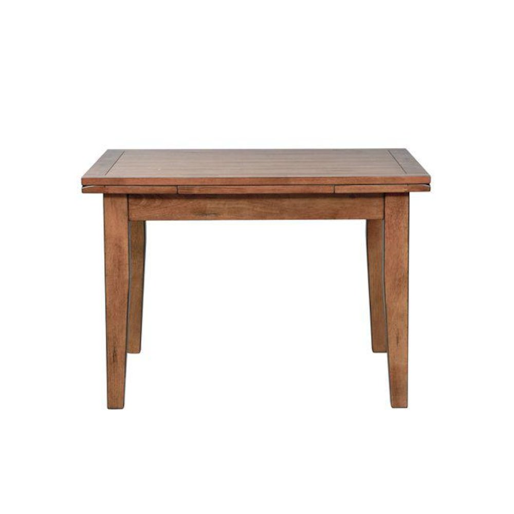 Treasures Optional 5 Piece Retractable Table Set in Rustic Oak
