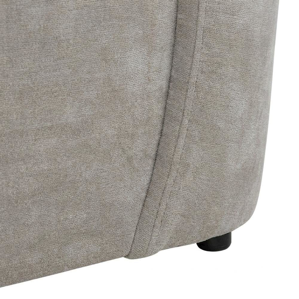 Solid Wood Upholstered Accent Dining Chair with Castors, Eclectic Style