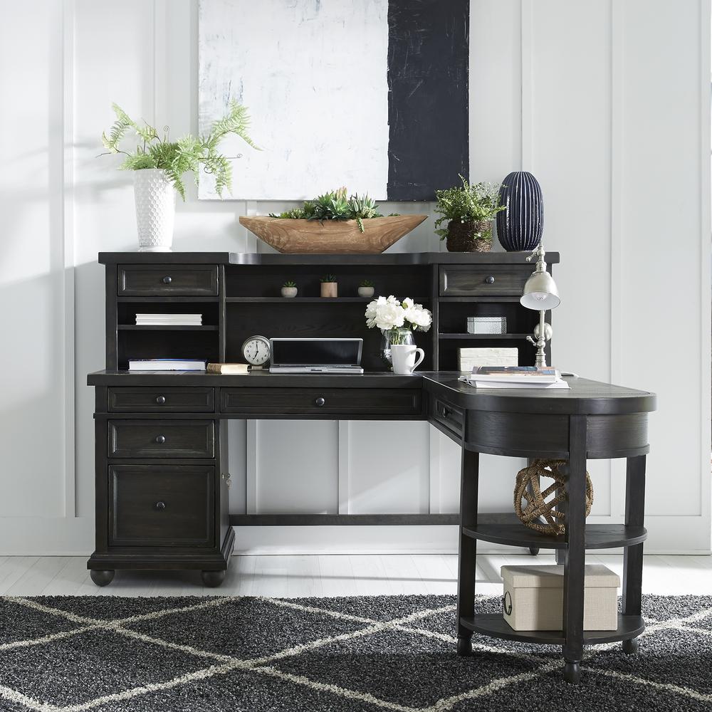 Harvest Home L Shaped Desk Set in Chalkboard
