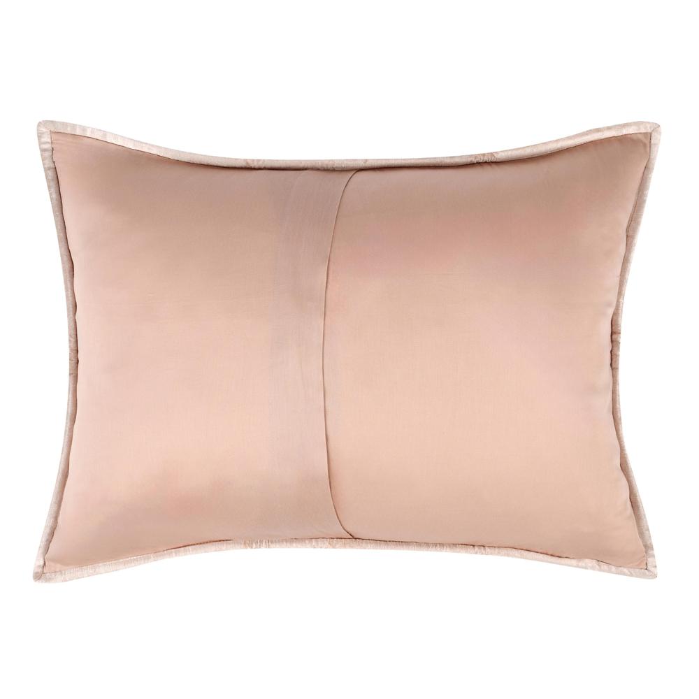 Dimitry 100% Rayon Velvet Bliss Pink Standard Sham by Kosas Home