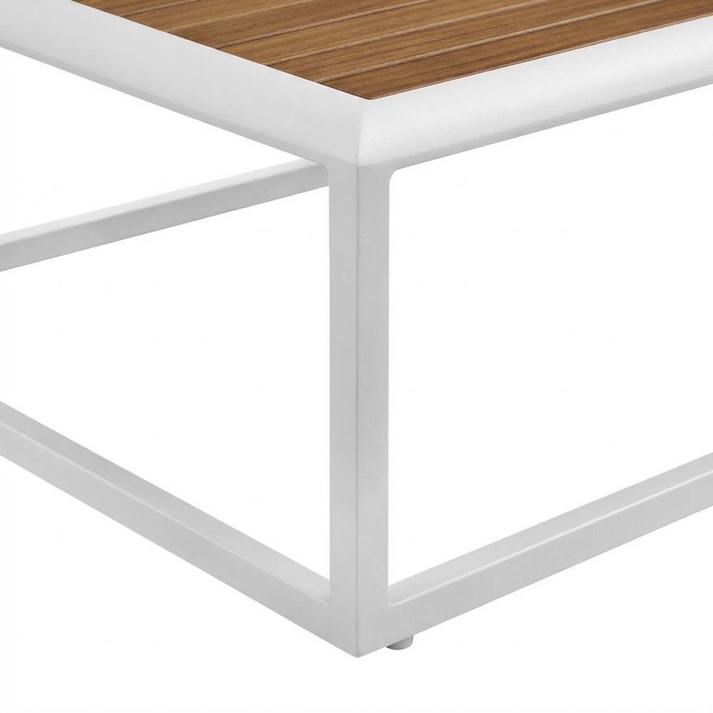 Aluminum Outdoor Coffee Table with Durable Finish and Modern Design