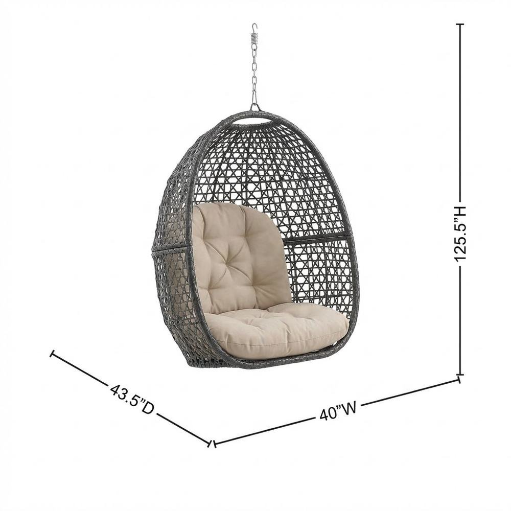 Outdoor Patio Lounge Chair With Cushioned Seating For Comfortable Relaxation