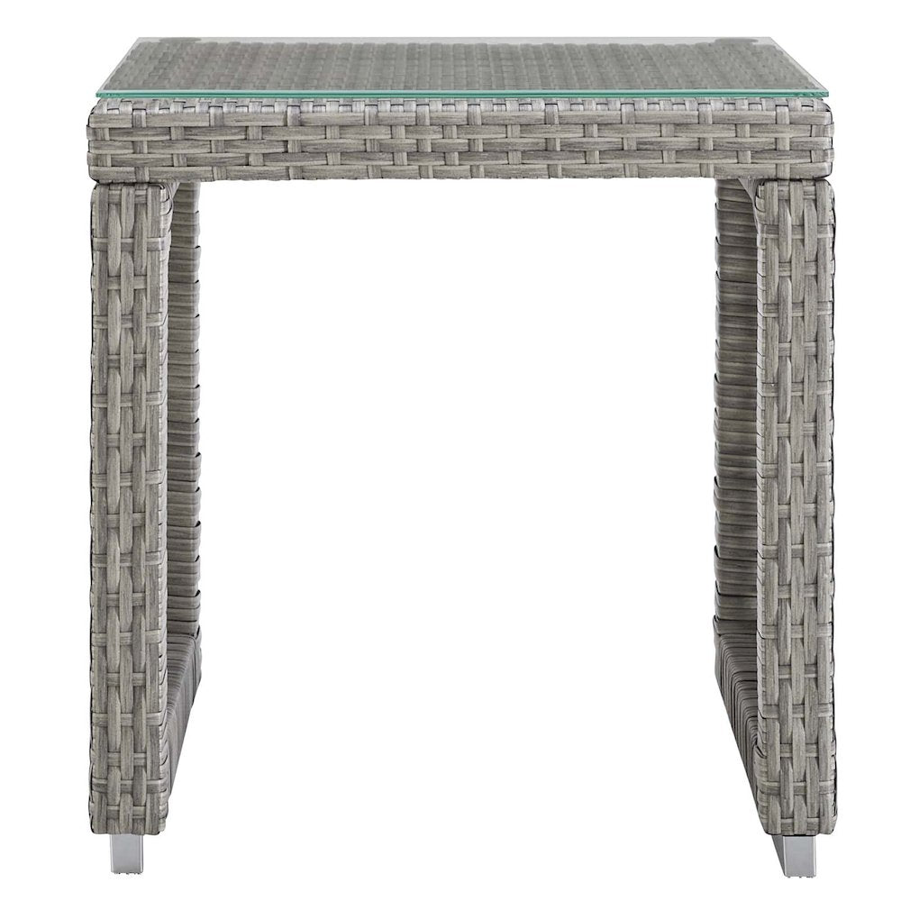 Aura 3 Piece Outdoor Patio Wicker Rattan Set