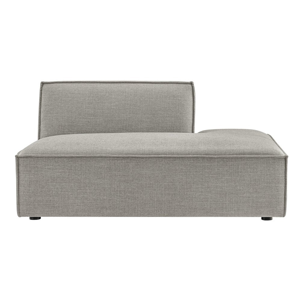 Restore Performance Fabric Upholstered Right-Facing Armless Modular Chaise