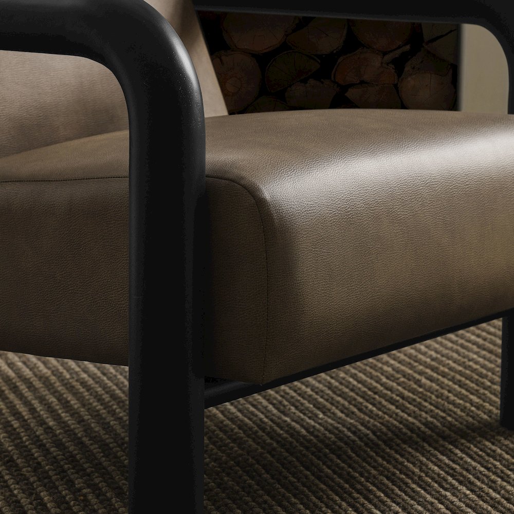 Sereno Vegan Leather Accent Chair