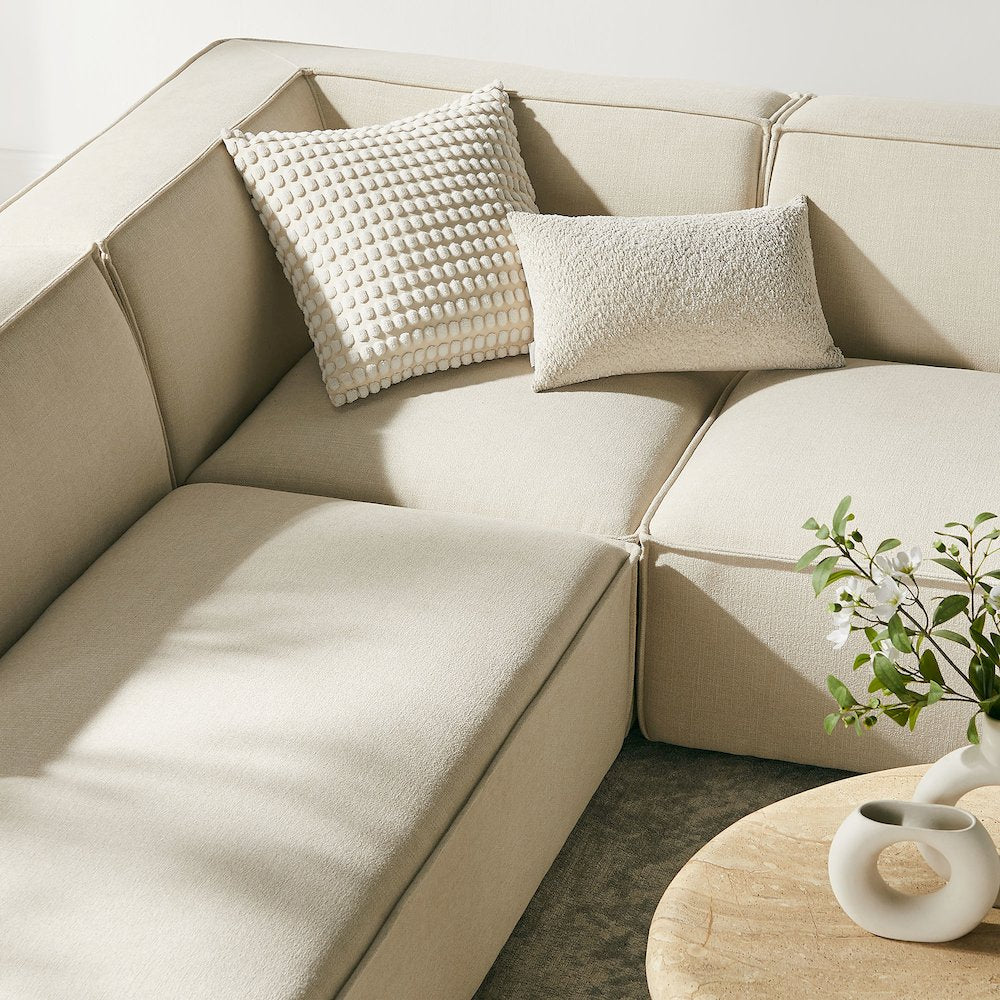 Restore 6-Piece Performance Fabric Upholstered U-Shaped Sectional Sofa