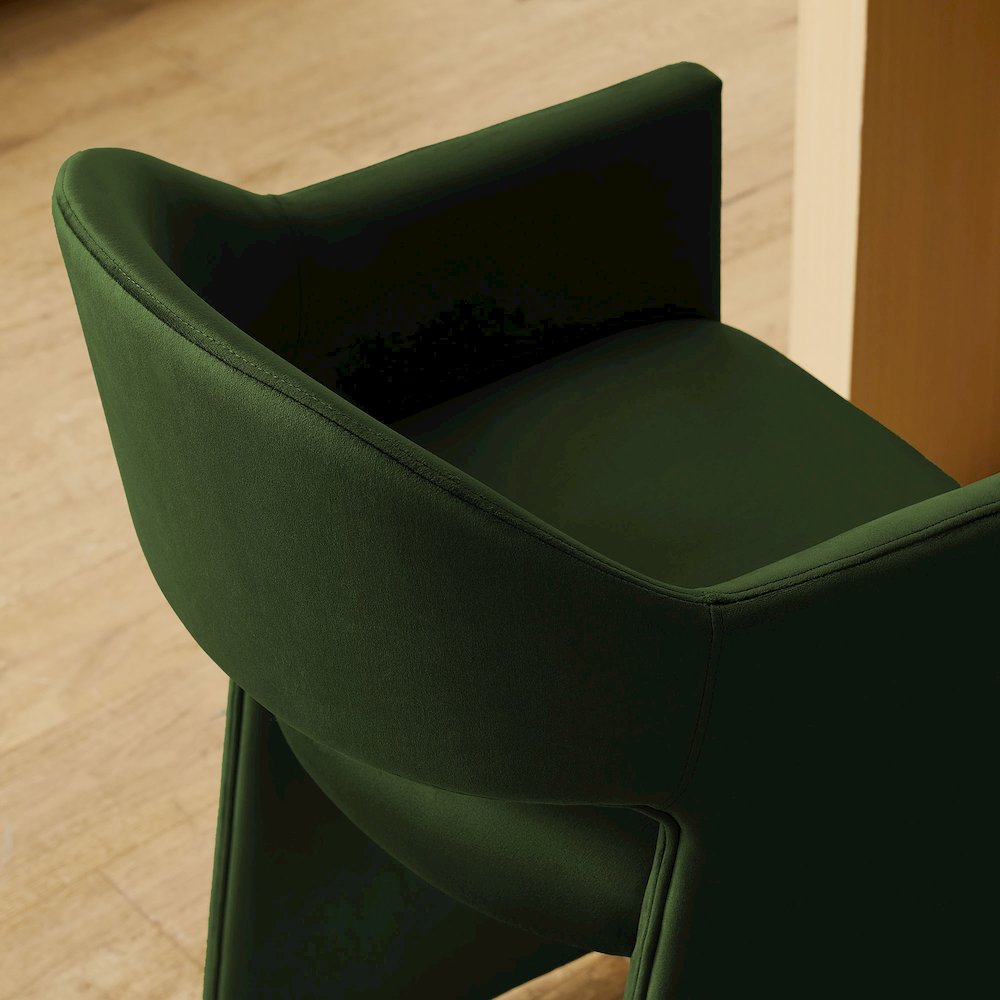 Talia 37 Inch Performance Velvet Counter Stool