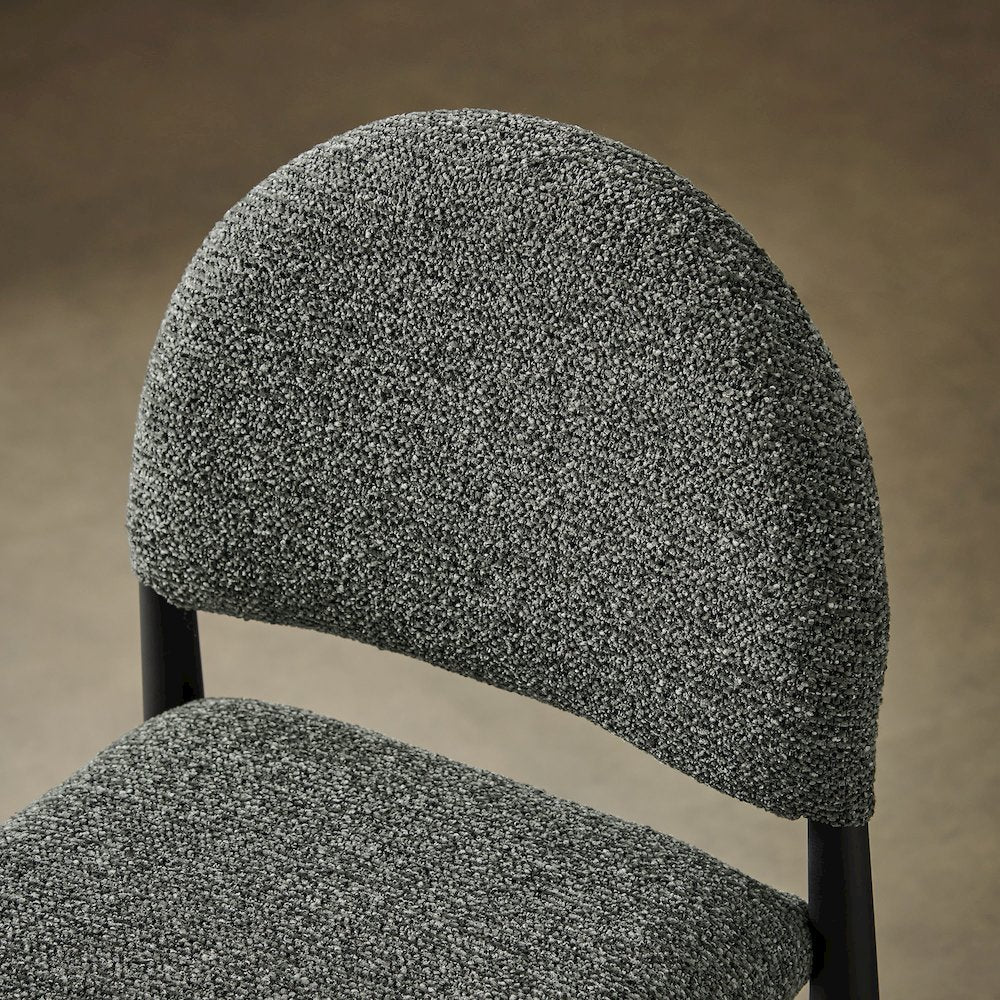 Hayley Upholstered Fabric Counter Stools Set of 2