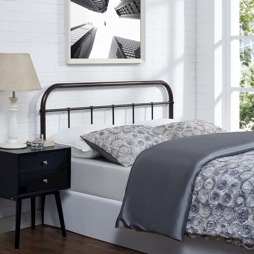 Serena King Steel Headboard