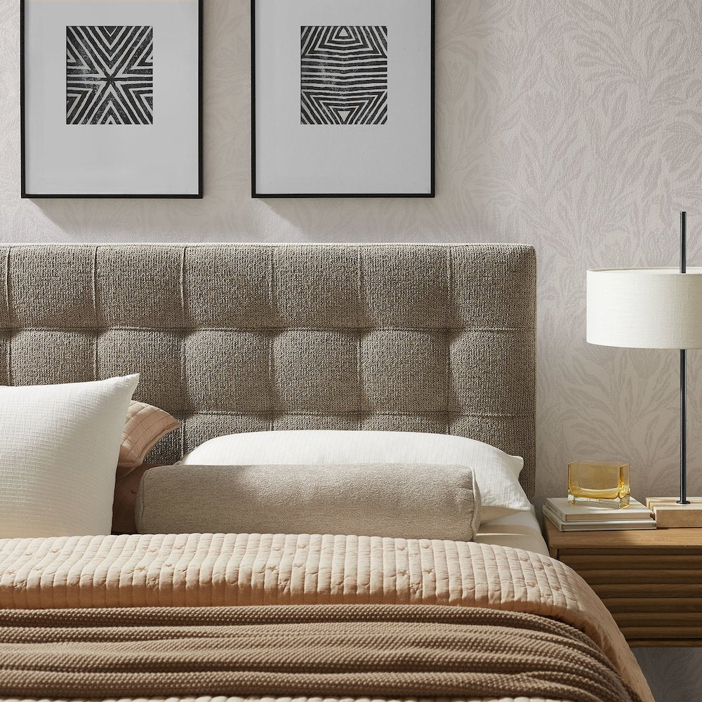 Lily Upholstered Queen Size Headboard