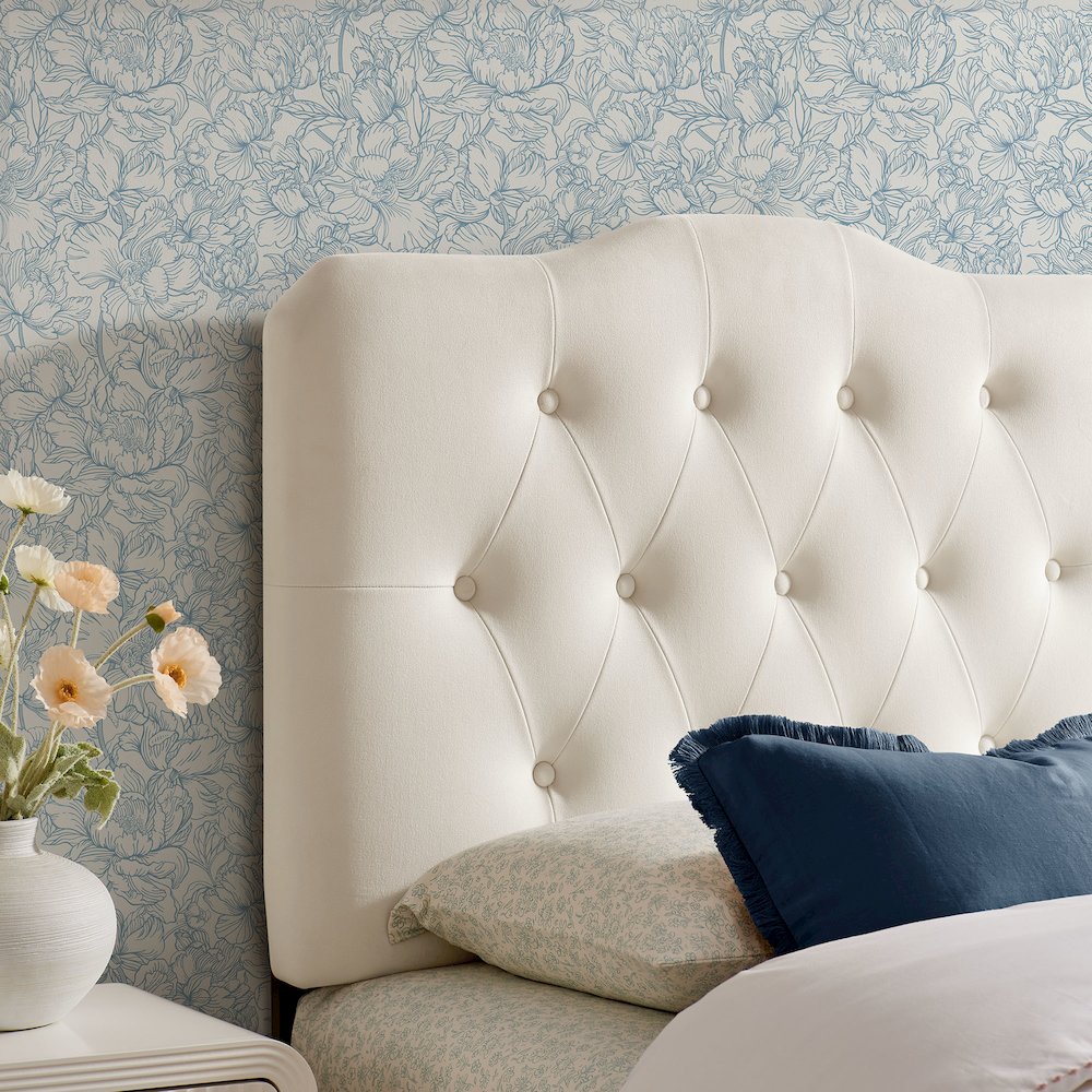 Annabel Stain-Resistant Performance Velvet Twin Headboard