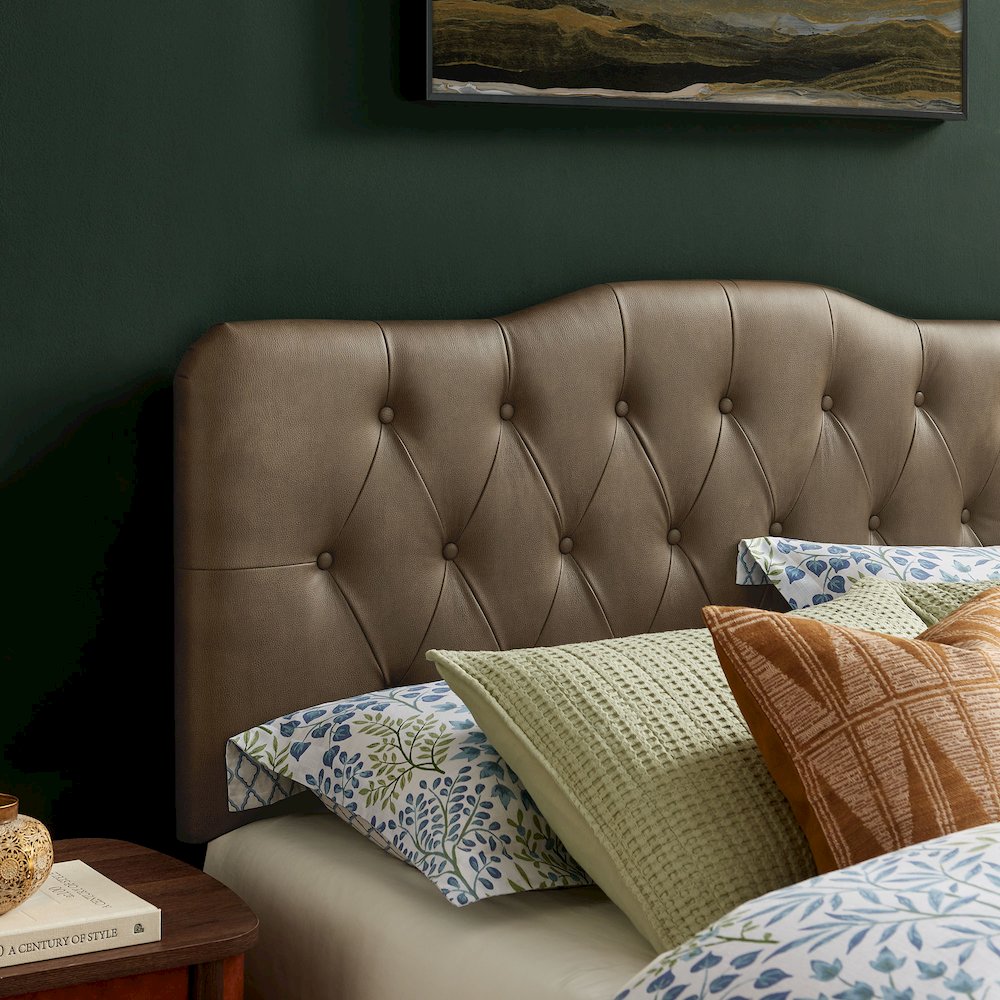 Annabel Vegan Leather King Headboard