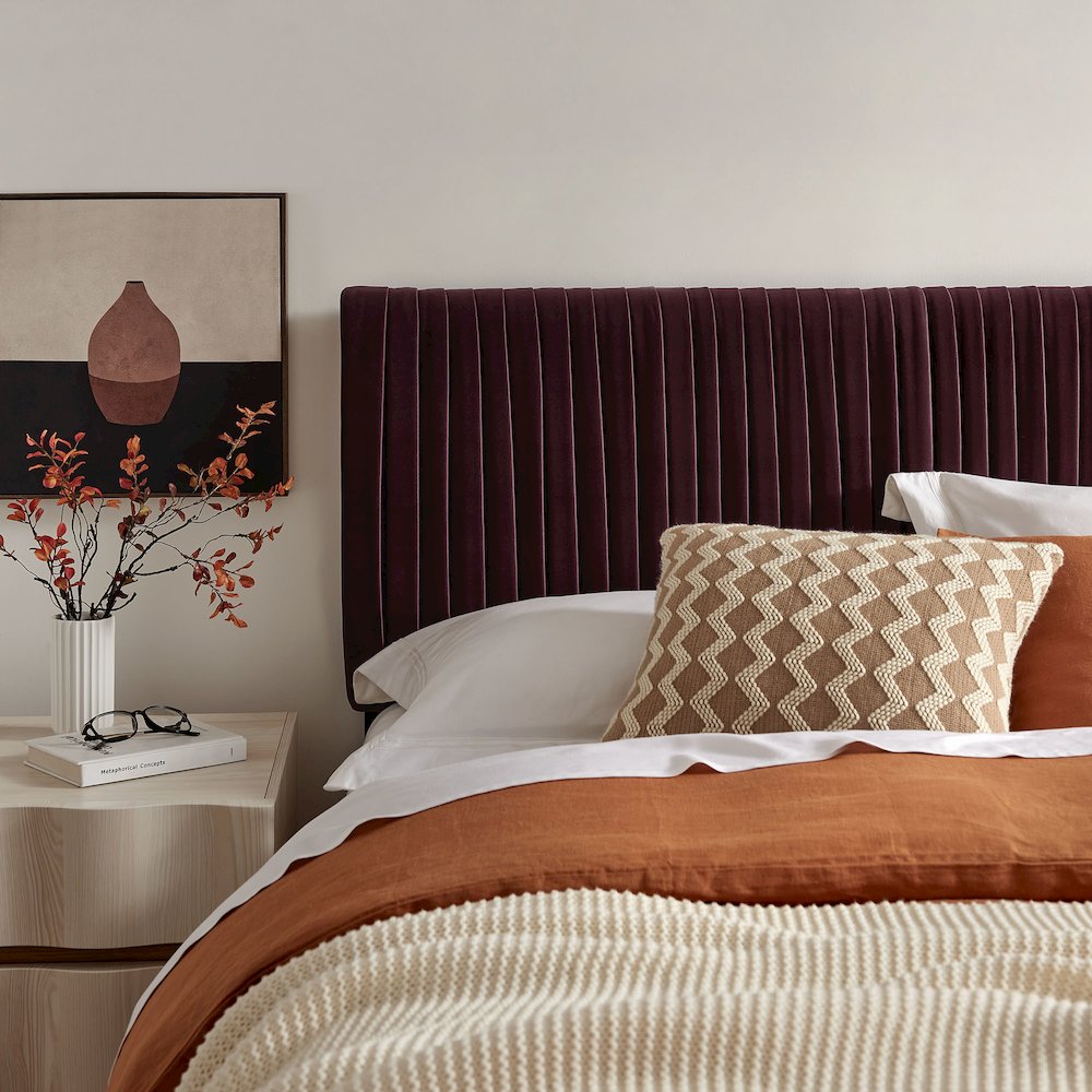 Eloise Stain-Resistant Performance Velvet King Headboard