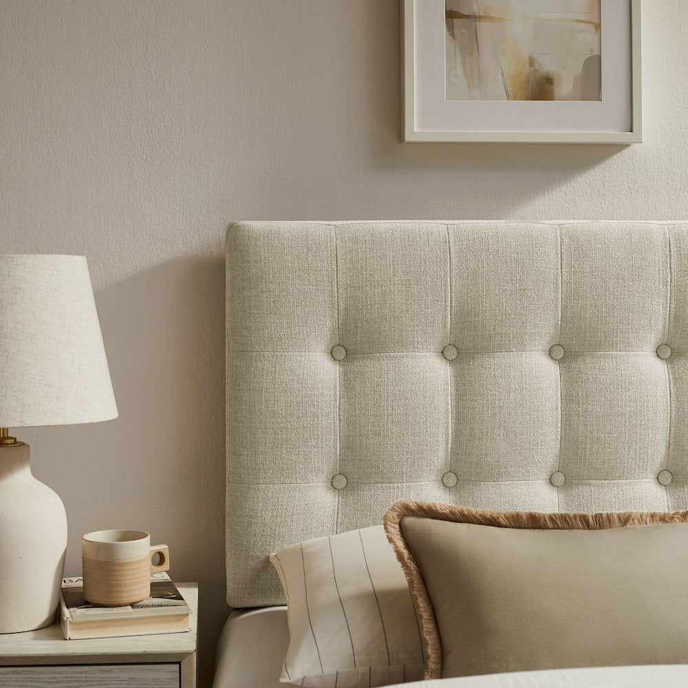 Emily Fabric Upholstered Twin Size Headboard