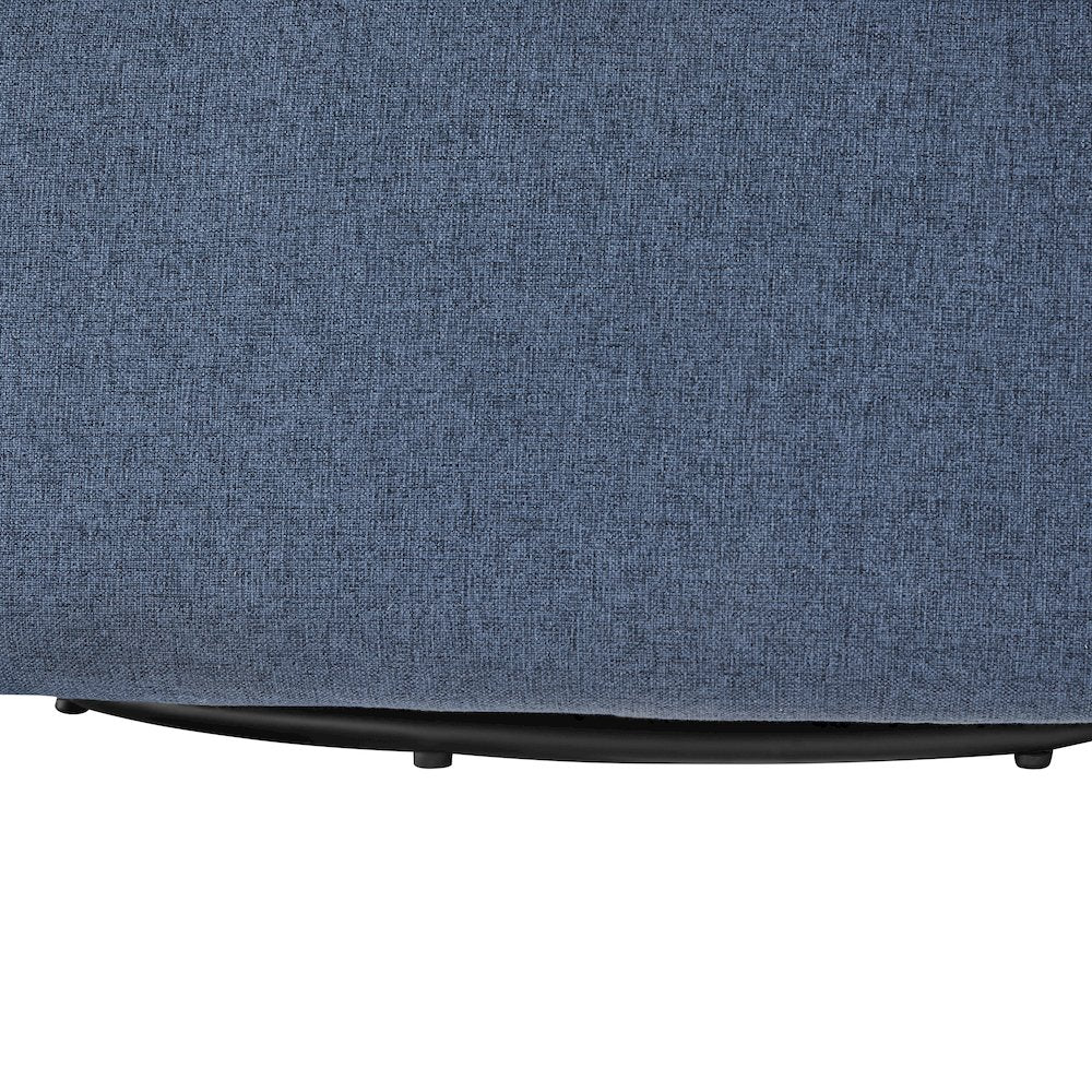 Elkhart Blue Swivel Chair