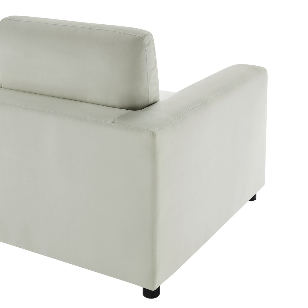 Casella Corner Wedge Chair - Ivory