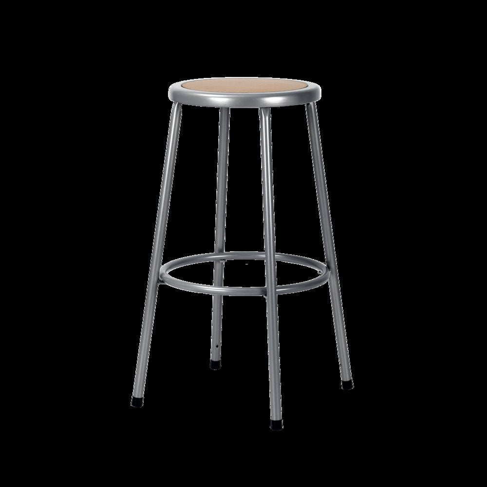 30" Heavy Duty Steel Stool, Grey