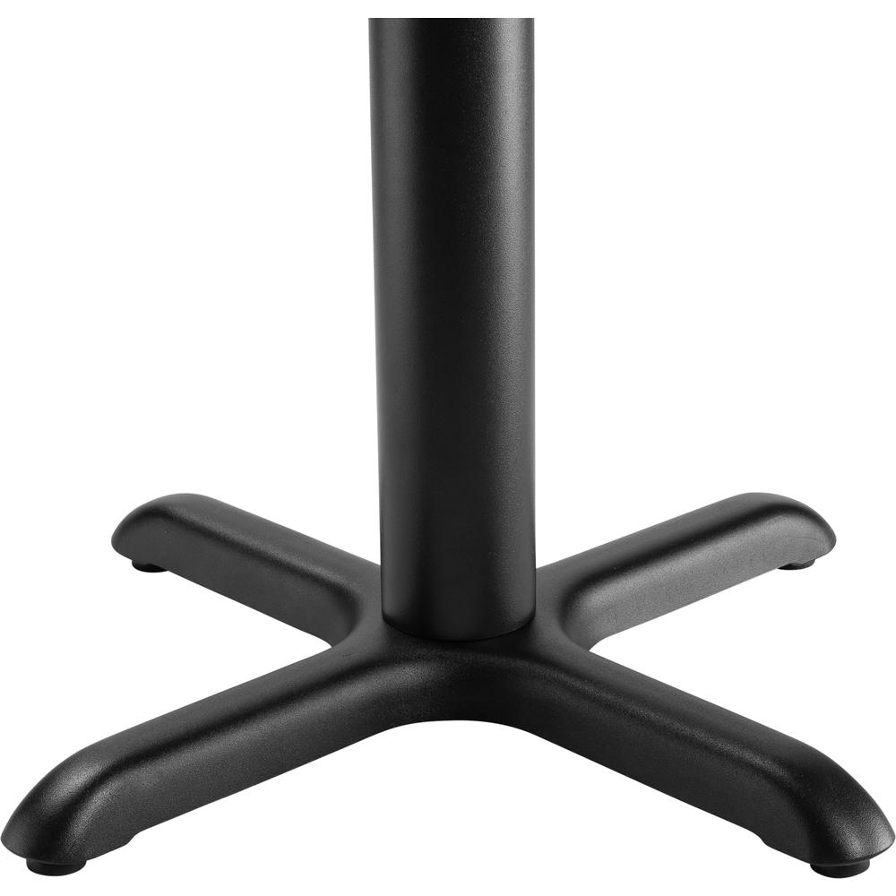 NPS® Café Table, 36" Round, "X" Base, 30" Height, Particleboard Core/T-Mold -Grey