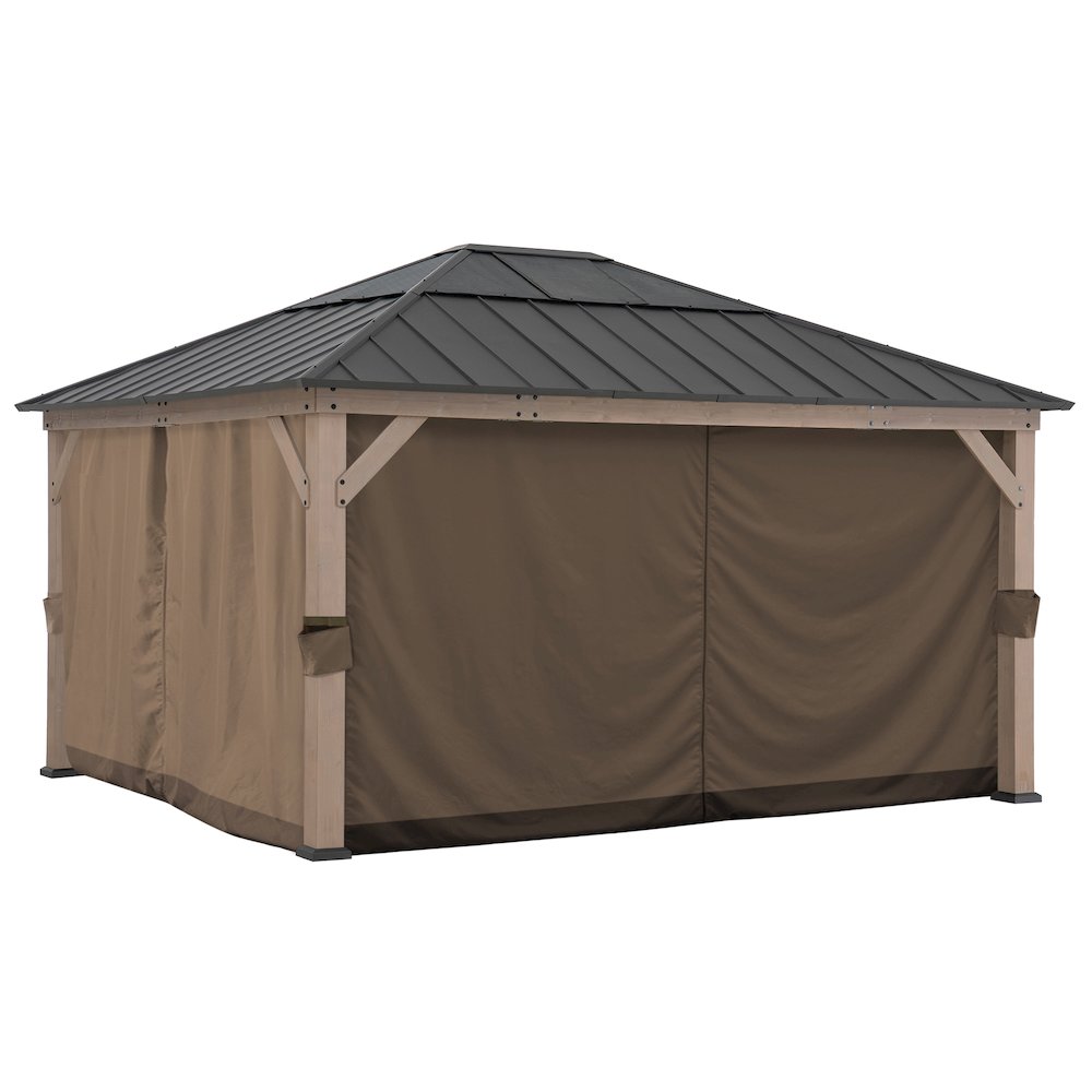 Replacement Privacy Side Wall Curtains for 13 ft. x 15 ft. Gazebos