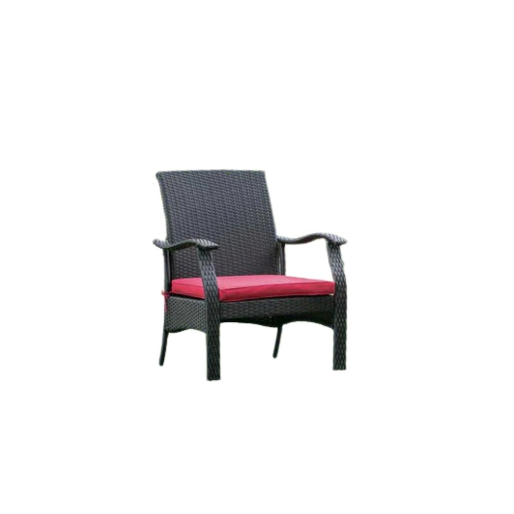 Wicker Patio Set Black, DTL3C01B