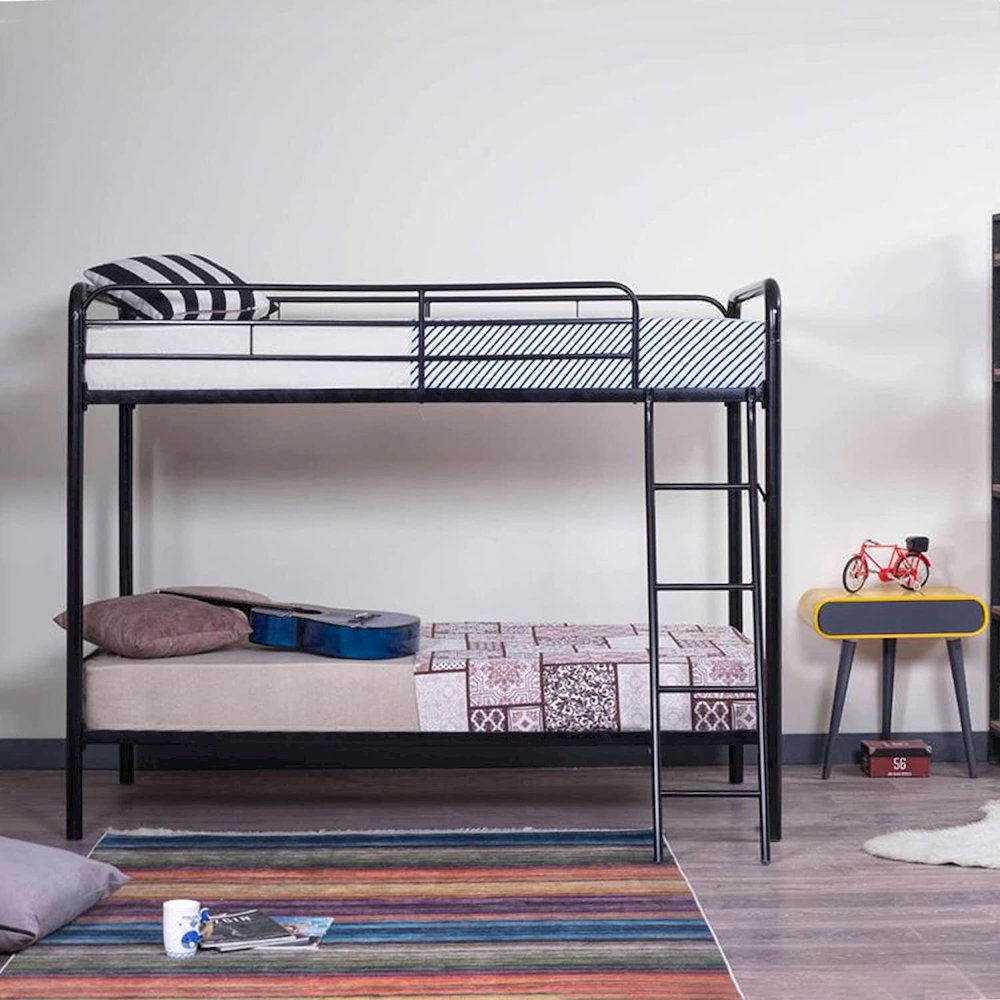 Better Home Products Twin over Twin Metal Bunk Bed