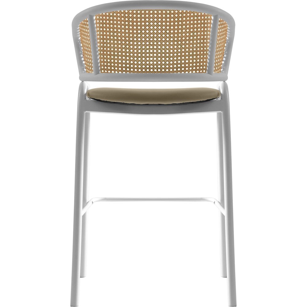 Ervilla Wicker Bar Stool Set of 2