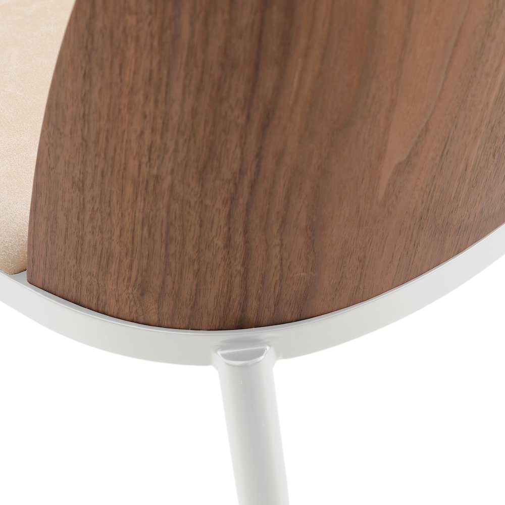 Tule Mid-Century Modern Dining Side Chair Set of 4